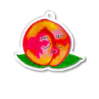 たまごセレクトショップのpeachtamago Acrylic Key Chain