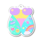 みずあめあいすの♡せみ×かわいい♡ Acrylic Key Chain