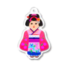 エフリリーカのJapanese Doll  A Acrylic Key Chain