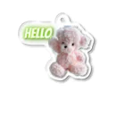 haruha工房のhello クマさん Acrylic Key Chain