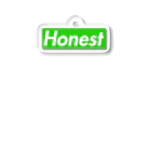 Honest のボックスロゴ(ラッキーグリーン) Acrylic Key Chain