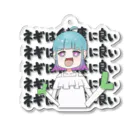 RAMENDOZEのれくもちちゃん (仮称) ネギは健康に良い!! Acrylic Key Chain