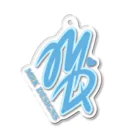 MRK DESIGNSのMD Logo  (Bule) Acrylic Key Chain