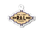 カコ鉄の日常。のカコ鉄のOurRailroad アクリルキーホルダー