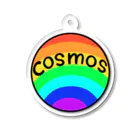 -cosmos-の虹色の星 アクリルキーホルダー