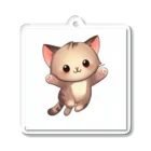 猫だらけ！のイラスト猫ちゃん アクリルキーホルダー