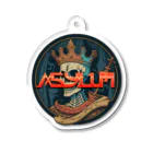 ASYLUMのASYLUMスカルキング Acrylic Key Chain