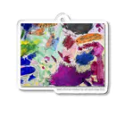 art workshop Huuのteam アニマルチルドレン(動物アップ) Acrylic Key Chain