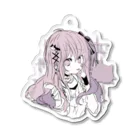 blossomのピンク✖紫系の地雷女の子 Acrylic Key Chain