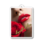 キッチンファラオの美女の口唇に薔薇 Acrylic Key Chain