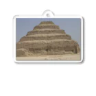 エジプトの写真入り&オリジナルアートグッズのエジプトの階段ピラミッド Acrylic Key Chain