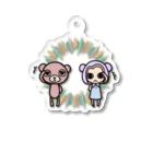 べあぐらのべあぐらじゃー Acrylic Key Chain