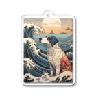 CHILL NINJA TOKYOの"UKIYOE" DOG（フルスケール） Acrylic Key Chain