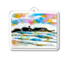 FUJISAN.のしましまうみうみシリーズ。 Acrylic Key Chain