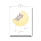 La pleine luneのらぷりゅロゴ Acrylic Key Chain