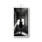 justfit150のa woman in the shadows Acrylic Key Chain