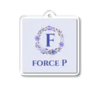 forcePのforce Pロゴ アイテムシリーズ アクリルキーホルダー