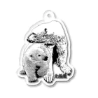 ヨコハマZooちゃんねるの北極熊 Acrylic Key Chain
