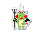 🐸かえるさんと仲間たち🐸のハロウィン　コウモリママ  Acrylic Key Chain