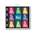 ハナドリカ SUZURI店の「Koi」 Acrylic Key Chain