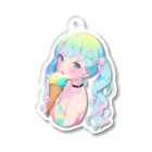 ヤバいTシャツ屋しゃんの暑い夏はアイスだ008 Acrylic Key Chain