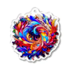 AliceDesignLab.のRainbow Circle アクリルキーホルダー