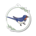 やちよ｜リアル鳥イラストのツバメさん Acrylic Key Chain