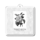 Sugar-whiteのSugar-white【hydrangea LOGO】小物・文具 アクリルキーホルダー