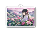 松姫の松姫「花」オリジナルキーホルダー Acrylic Key Chain