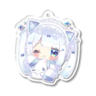 みなづき。の猫耳ヘッドフォンちゃん(よしよし) Acrylic Key Chain