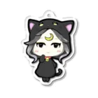 さわでぃあのさわでぃあ🌙黒猫バージョン Acrylic Key Chain