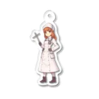 デザイナースSHOPの白衣の戦士ちゃん❨かわいいver❩ Acrylic Key Chain