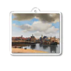 世界美術商店のデルフト眺望 / View of Delft Acrylic Key Chain