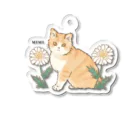 OHAYO CHAHANの男木島猫ずかんアクキー(ミミ) Acrylic Key Chain