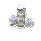 OHAYO CHAHANの男木島猫ずかんアクキー(ココア) Acrylic Key Chain