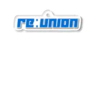 re:unionのre:union ロゴキーホルダー(横長) Acrylic Key Chain