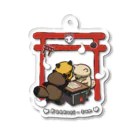 ひつじこのお店のコックリさんをする狐狗狸 Acrylic Key Chain