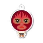 ぴぃまんの、たぶんお店のTabun Fukumen Wrestler Acrylic Key Chain