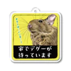 a.m　factoryの家でデグーが待ってまいます Acrylic Key Chain