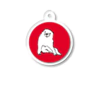 ふくふく商店の長沢芦雪の「あの犬」※日の丸バージョン Acrylic Key Chain