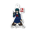 モグラノアナのデスマッチガール　女学生 Acrylic Key Chain