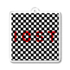 IOST_Supporter_CharityのIOSTバーサスデザイン②(市松) Acrylic Key Chain