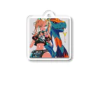 たけしま いっせい（竹島 一生）のrichly color girl 001 Acrylic Key Chain