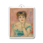 世界美術商店の女優ジャンヌ・サマリーの肖像 / Portrait of the Actress Jeanne Samary Acrylic Key Chain