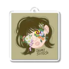 IKUMIの花 Acrylic Key Chain