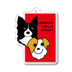 Bordercollie StreetのSKN-BCS1 Acrylic Key Chain