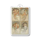 世界美術商店の四芸術 / The Four Arts Acrylic Key Chain