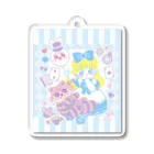 🎀りぼんぱ～ら～🎀の童話展のアリス アクリルキーホルダー