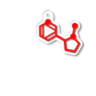 科学雑貨Scientiaのニコチン(マルボロver.) アクリルキーホルダー