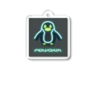 ペンギンとネオンとサイバーのサイバーペンギンシリーズ２ Acrylic Key Chain